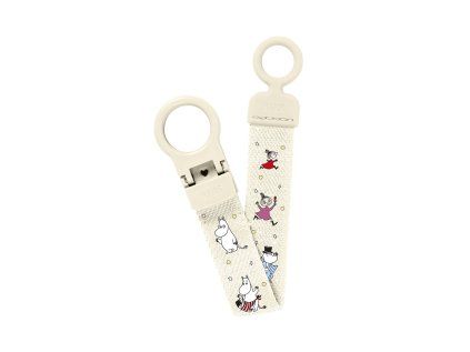 BIBS x Moomin Loop klip na cumlík (Variant Ivory)