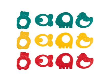 canpol babies elasticka hryzacka animals