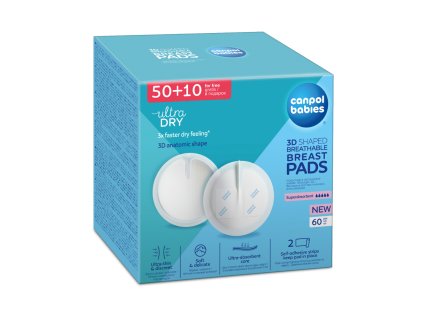 canpol babies tvarovane priedusne tampony do podprsenky 3d 5010ks