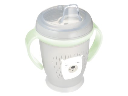 lovi hrncek netecuci so svietiacimi uchytmi buddy bear 250ml 6m