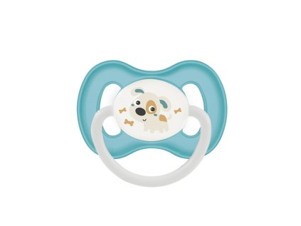 canpol babies silikonovy cumlik s ortodontickou spickou 18m bunnyampcompany tyrkysovy