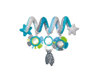 canpol babies interaktivna spirala do postielkykocika zigzag modra