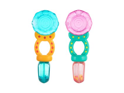 canpol babies hrkalka s vodnou hryzackou lizanka ruzova