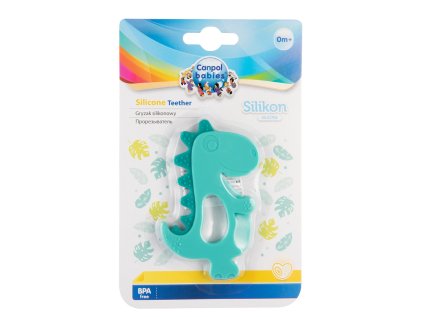 canpol babies silikonova hryzacka dinosaurus