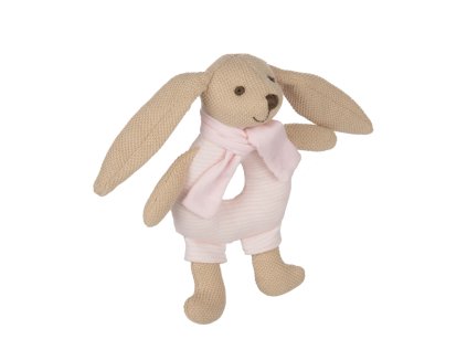 canpol babies zajicek bunny s chrastitkem ruzovy