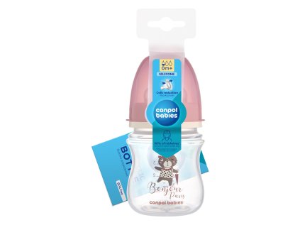 canpol babies antikolikova flasa so sirokym hrdlom easystart 120ml pp bonjour paris