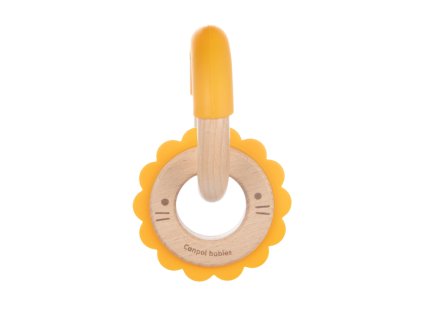 canpol babies dreveno silikonove kousatko lvicek