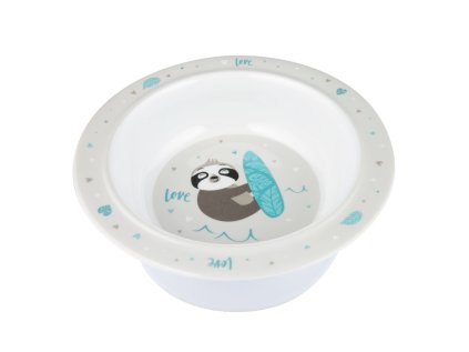 canpol babies melaminova miska s prisavkou exotic animals 270ml seda