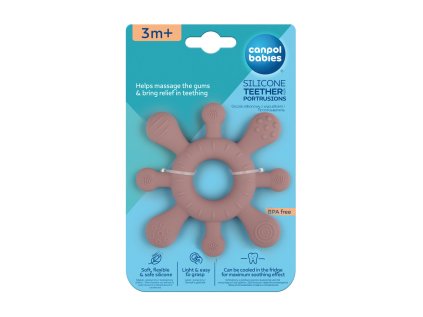 canpol babies silikonove kousatko hvezdice