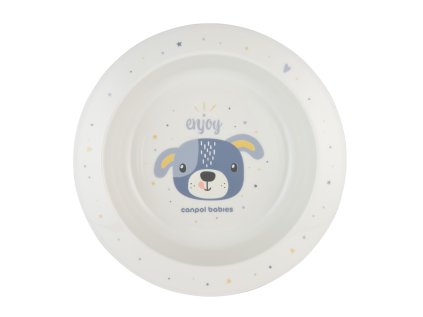 canpol babies plastova miska cute animals 270ml psik