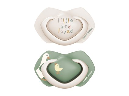 canpol babies cumlik silikonovy symetricky light touch goose 18m 2ks