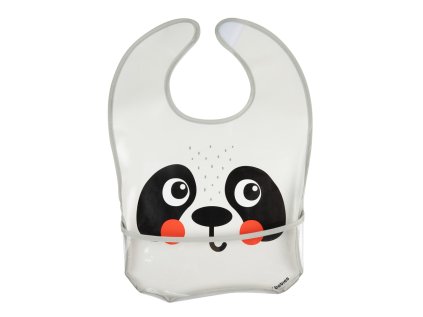 canpol babies podbradnik plastovy s vreckom babiesboo panda