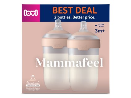 lovi set flias mammafeel 250ml 2ks