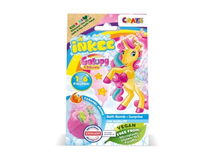 Amenity AB INKEE - bomba do kúpeľa s prekvapením Galupy Unicorn