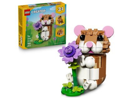 Lego Roztomilý škrečok s kvetinou