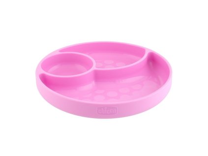 CHICCO Tanier silikónový, ružová 12m+