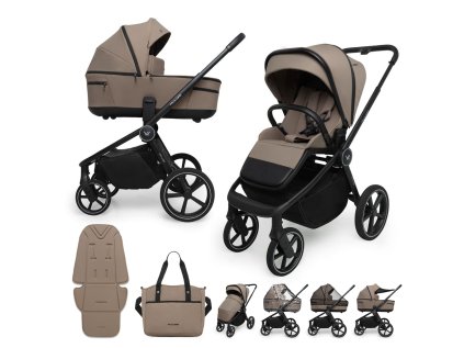 MUUVO Kočík kombinovaný Five 2v1 (Variant Mokka)