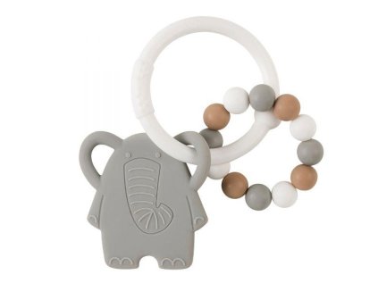 NATTOU Hryzačka silikónová BPA free Lapidou sloník