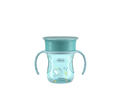 CHICCO Hrnček 360 Perfect X s držadlami teal, 12m+