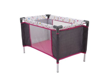 Five O Nine Crew Cestovná postieľka pre bábiky - Dúha