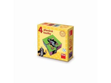Dino KRTOČEK 4 Drevené licenčné kocky