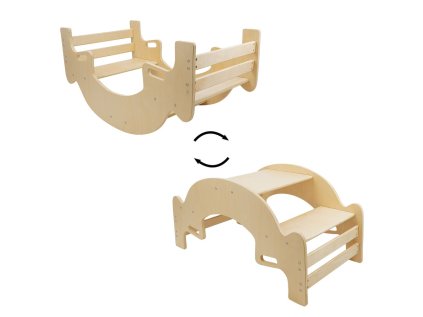 Five O Nine Crew Piknikový stôl a hojdačka 2v1 - prírodný