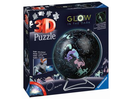 Ravensburger Puzzle-Ball Svietiaci glóbus: Hviezdna obloha