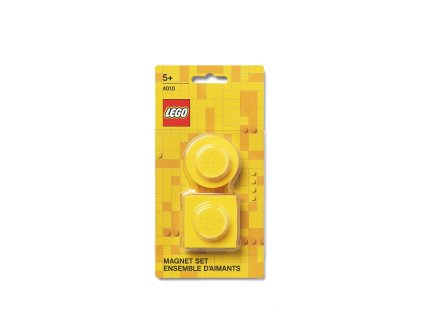LEGO magnetky, set 2 ks - žltá