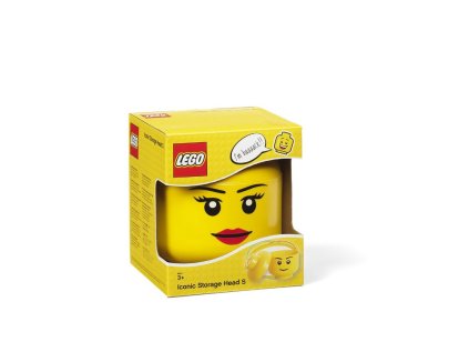 LEGO úložná hlava (mini) - dievča