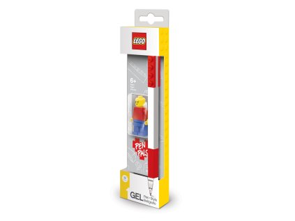 LEGO Gélové pero s minifigúrkou, červené - 1 ks