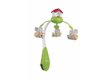 CHICCO Kolotoč nad postieľku s projektorom Bee Hive