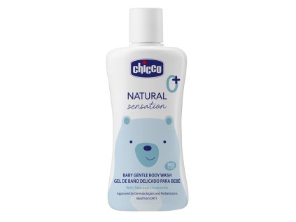 CHICCO Sprchový gél s aloe a harmančekom Natural Sensation 200ml, 0m+