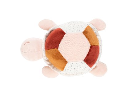 NATTOU Hračka plyšová korytnačka Lapidou 4 aktivity 19 cm Pink