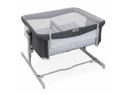 CHICCO Postieľka Next2Me Twins pre dvojičky - Magnet Grey