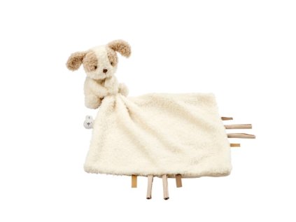 NATTOU Maznáčik plyšový Teddy psík 27 x 27 cm, 0m+