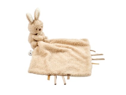 NATTOU Maznáčik plyšový Teddy zajačik 27 x 27 cm, 0m+