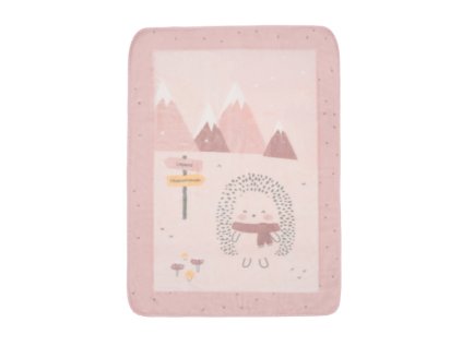 KikkaBoo Detská deka Super Soft 140x110 cm (Variant Hedge-hugs)