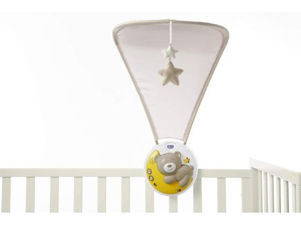 CHICCO Hudobný projektor nad postieľku Next2Moon 3v1 na všetky postieľky vrátane Next2Me, neutral 0m