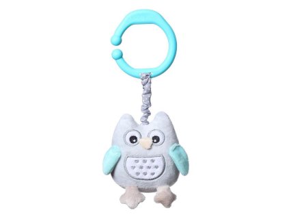 BABYONO Hračka vibračná na C krúžku sova Sofia (Variant Modrá)