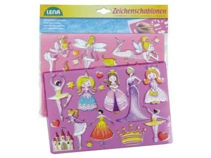 Lena Kresliace šablóny (princezné, baletky)