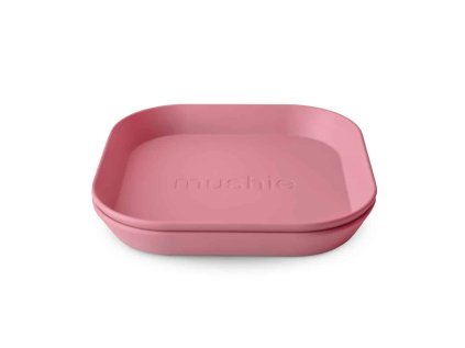 Dusty Rose Square Plate 2pack p