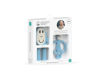 MATCHSTICK MONKEY ŠTARTOVACÍ SET NA PREREZÁVANIE ZÚBKOV (Variant LIGHT BLUE)