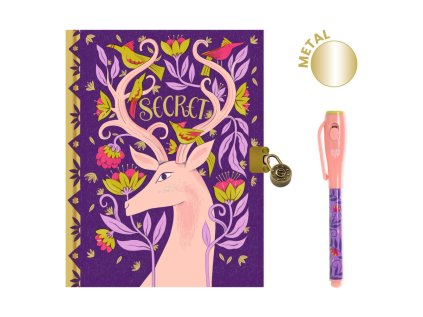 tajny zapisnik s magickym perom jelen djeco DD03617