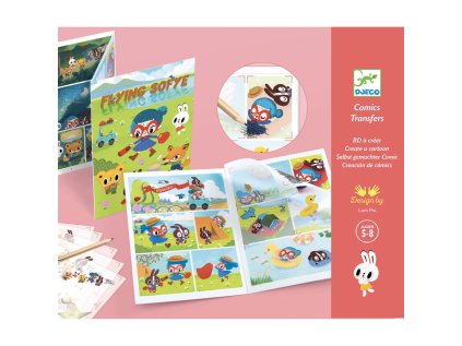 komiks na dotvorenie flying sofye djeco DJ09558 1