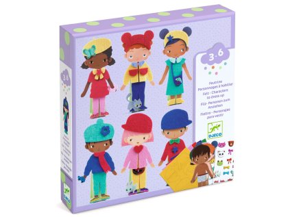 dj00086 obliekanie 12 postav plstennymi nalepkami 1