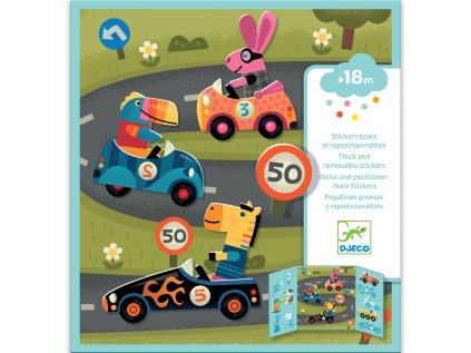 dj09073 odnimatelne samolepky auta