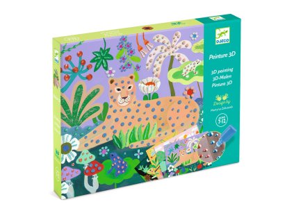 dj08968 tropicky les 3d malovanie 3