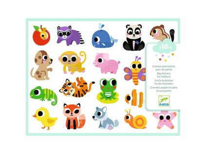 dj09084 samolepky pre najmensich mladatka 120 ks