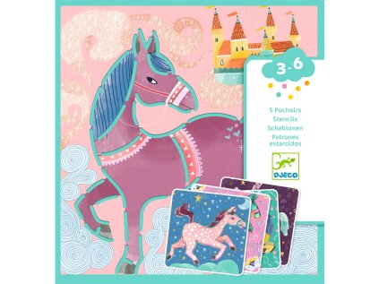 dj08915 kreslenie podla sablony koniky