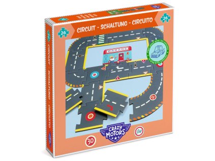 dj05498 crazy motors mestsky okruh obrovske puzzle %E2%80%93 26 dielov 3
